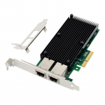 MicroConnect PCIe x4 Dual RJ45 10 GbE X550 Network Adapter Chipset: