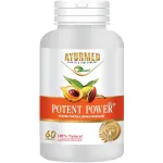 Ayurmed , Potent Power, Optimeerige meeskonna reproduktiivssteemi funktsioone, tsta libido ja parandada seksuaalset vimekust, kapslid, 60 kapslit