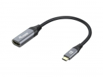 Equip USB-C-HDMI 2.1 adapter, 8K/60Hz, 0.15m PVC