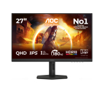 AOC G4 Q27G4XF, 68,6 cm (27), 2560 x 1440 pikslit, Quad HD, LED, 1 ms, Must, Hall/Kahjustatud pakend