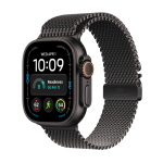 APPLE Watch Ultra 4 (GPS + Cellular) 49 mm musta titaanikuore ja musta milanolaisrannega, keskiklgne (MJAV4KS/A)
