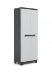 Keter Kapp Linear Tall Cabinet, must|hall|tumesinine