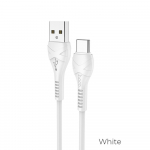 Hoco USB-kaabel A-st USB-C-sse, 1 m, valge X37