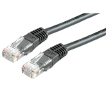 Value Utp Patch Cord Cat.6, Black 2 M