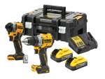 DEWALT.COMBO KIT 18V DCK2051H2T (DCD800+DCF850) 2x5.0Ah POWERSTACK TSTAK