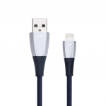 Just Mobile ZinCable - Krge kvaliteedi Lightning kaabel 1,5m - Must/Sinisene