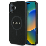 GUESS GUHMP16MPSAHMCK iPhone 16 Plus 6.7" tarna/must kvakaaneline Saffiano klassikaline logo MagSafe