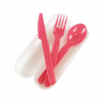 GIOSTYLE Sgiriistade komplekt lbipaistvas karbis Foody assortii, lbipaistev|sinine|roheline|roosa