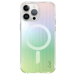 uniq etui Coehl Linear iPhone 15 Pro 6.1" Magnetic Charging opaal/iridescent