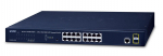 Planet IPv4/IPv6, 16-P 10/100/1000Bas + 2-Port 100/1000MBPS SFP