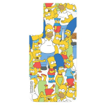 SAMSUNG Paneel GP-TOU021HOWYW do etui Frame Cover do Galaxy S22 Simpsons Mix biay/white