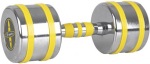 Insportline Chrome Dumbbell Yellsteel 12 kg