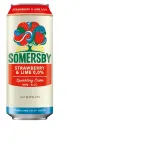 Somersby Alkoholivaba sidr Strawberry AND Lime, purk, 0,5l (DEP)