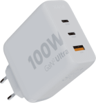Xtorm 100W GaN2 USB/2xUSC-C laadija valge