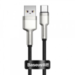 Baseus CAKF000201 USB-kaabel USB 2.0 2 m USB A USB-C Must, Hbe