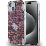 Hello Kitty HKHCP15SHDGPTP iPhone 15 / 14 / 13 6.1" rowy/pink hardcase IML Sildid Graffiti