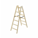 Hailo Kahepoolne redel H40 StandardLine | puidust | 2x6 astme
