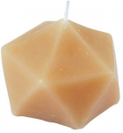 Homea Candle Origami beige 7x7x7cm