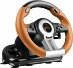 Speedlink DRIFT O.Z. Must, Hall, Oran USB rool + pedaalid Analogue / Digitaalne PC
