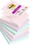 3M Post-it Nature Eko Z-mrkmikud, erinevad vrvid, 76x76mm, 6x100 tk (1056979)