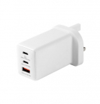 eSTUFF INFINITE USB-C Charger UK PD 67W GaN. 2 x USB-C - 1 x
