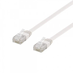 Deltaco TP-615V-FL vrgukaabel, valge, 15 m, Cat6 U/UTP (UTP)