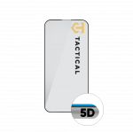 Tactical Klaasist kaitsekile 5D Apple iPhone'i 14 Pro Max jaoks / must