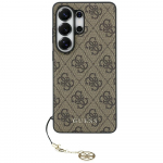 GUESS Etui 4G Classic Logo Charm MagSafe Samsung Galaxy S26 Ultra jaoks, pruun
