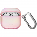 uniq Etui Iridescia AirPods 4 riputuskohver roosa prisma