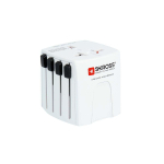SKROSS Muv Micro Power Plug Adapter Universal White