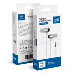 Traadita krvaklapid Jack 3,5 mm Sinine Tht M09 1,2 m valge