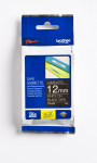 BROTHER TZe-335 tindilint, 12 mm x 8 m, valge, musta taustaga (TZE335)