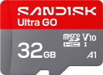 SANDISK 32 GB Ultra GO UHS-I U1 V10 microSDHC mlukaart (SDSQUGN-032G-GN6MN)