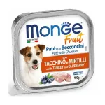 Monge Koera puuviljaline pt ja tkid kalkuniga ja mustikaga tielik mrgtoll, mis koosneb kalkuni tkkidest ja mustikast tiskasvanud koerte jaoks, 100 g