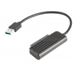 Akasa AK-AU3-07BK kaabelgendri vahetaja USB 3.1 A SATA must