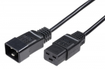 MicroConnect Power Cord C19 - C20 16A 3m Black,