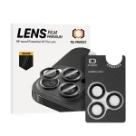 TEL PROTECT Karvatud 3D-lsi Aramid-seeria kaamerakaitse iPhone 18 Pro/18 Pro Max jaoks (3 lsi)