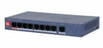 DAHUA Lliti||CS4009-8ET1GT-60|Lliti tp: Hallatav|Lliti kiirusklass: L2|9xRJ-45 porti|RJ-45 portide tp: Gigabit Ethernet (10/100/1000)|8xFast Ethernet (vahid) portide arv|1xGigabit Ethernet (vahid) portide arv|Toetusvool le Etherneti (PoE): Jah|CS4009 ...