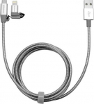 Verbatim 2in1 Lightning/Micro USB roostikihtne kaabel