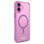 Skinarma Saido iPhone 16 Plus 6.7" magnetiline laadimiskohver roosa/roosa