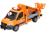 BRUDER Mercedes Benz Sprinter Arbeitsbhne (inkl. Light + Sound Modul)