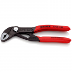 Knipex Cobra Rohr- / Wasserpumpen-Zange 87 01 125 (rot, Lnge 160mm, fr Rohre bis 1"")