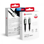 USB-C kaabel USB-C Forcell F-Energy QC4.0 PD 5A 100W Cafule 2 m C260 must