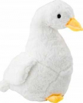 LEAN Toys Plush Goose Mascot White Cuddly Plush Duck 40 cm