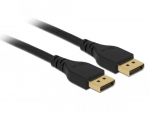 Delock DisplayPort kaabel 8K 60 Hz 2 m DP 8K sertifitseeritud lukuita