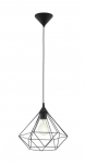 PENDANT LAMP EGLO TARBES BLACK 32,5CM