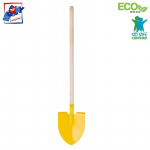 Woody 91888 Wooden / Metal Garden tool - spade (100cm) for kids 3+ years Yellow
