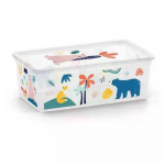 KIS Box Animals Clear 5L 34x19x12cm