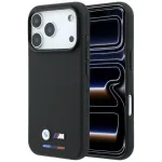 Case BMW M Quadrille Kevlar Tricolor AND Metal Logo MagSafe for iPhone 18 Pro Max black