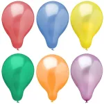 Papstar Metallikefektiga balloon 25cm 6tk